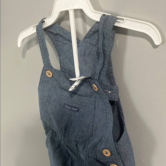 Calvin Klein Blue Overalls with Adjustable Straps - Picture 4 of 5